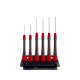 Feinschraubendreher Set PicoFinish® Wiha Sechskant-Kugelkopf inkl. Halter