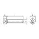 1000 Stück Zylinderschrauben ISO 4762 (DIN 912) A4 M2 x 8