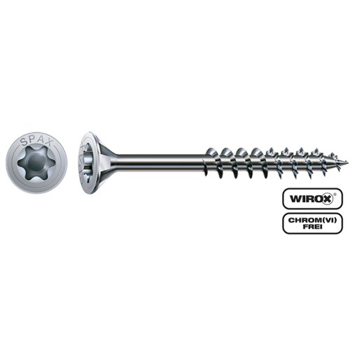 100 Stk. ABC-Spax Torx 6 x 160 Teilgewinde WIROX