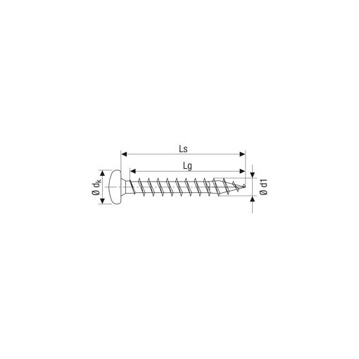 1000 Stk. SPAX Pan Head TX 3.5 x 20 mm