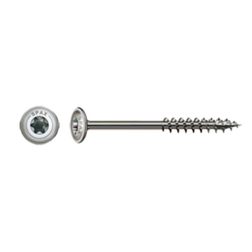 100 Stk.SPAX-Schrauben Tellerkopf T-Star Edelstahl 6 x 100