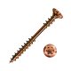 200 Stk. SPAX Fassadenschrauben mit Fixiergewinde Edelstahl A2 - Antik  4,5 x 50/21