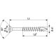 100 Stk. SPAX Fassadenschrauben extra kleiner Kopf Edelstahl A2  5,0 x 100/61