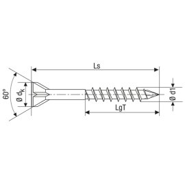 ABC-Spax für Massivholz WIROX®