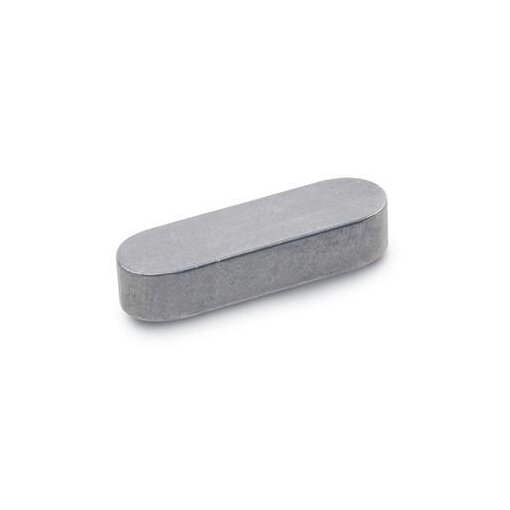 50 Stk. Passfedern DIN 6885 Stahl blank Form A 6 x 6 x 22