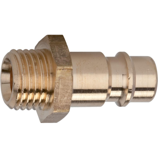 Stecknippel für Kupplung NW 7,2 - 7,8 Messing blank