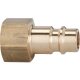 Stecknippel für Kupplung NW 7,2 - 7,8 Messing blank 1/8 Zoll Innengewinde