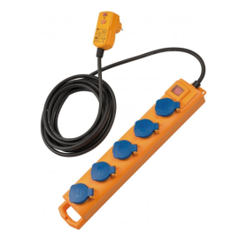 Steckdosenleiste Super-Solid mit FI Stecker 1159900805...