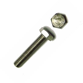 100 Stück Sechskantschrauben DIN 933 A2  M 4x70