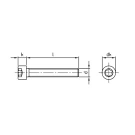 500 Stück Zylinderschrauben ISO 14579 A2 Torx M 2x6 TX6