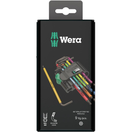 Winkelschraubendreher-Satz 967/9-teilig TORX® BO Multicolour 1 Wera
