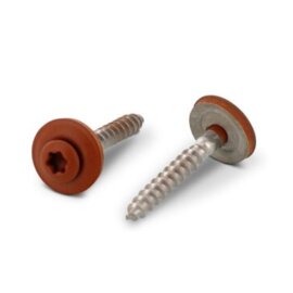 200 Stück Spenglerschrauben A2 4,5x25 TX 20 RAL 8004