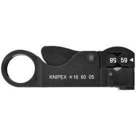 KNIPEX® Abisolierwerkzeug für Koaxialkabel 105...