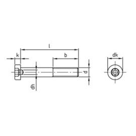 100 Stück Zylinderschrauben DIN 6912 Edelstahl A2-070 M5x80