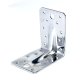 1 Stück Winkelverbinder m.R. Edelstahl A4 ABR90S 90 x 90 x 65