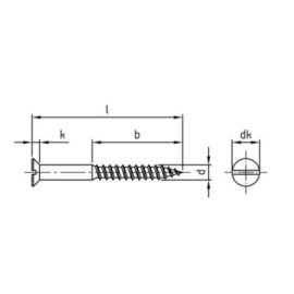 200 Stück Holzschrauben DIN 97 A2 4,5x50