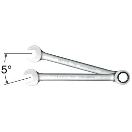 Knarren-Ringmaulschlüssel Heytec 22 mm