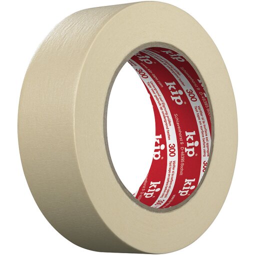 Feinkreppklebeband KIP 300 MASKING-TEC® – natur 36 mm x 50 m