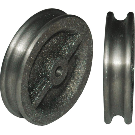 Grauguß-Vogelrolle, lose, mit schmaler Nut