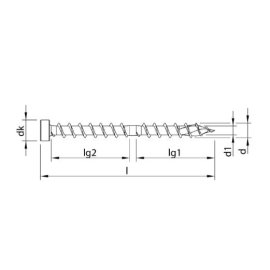 100 Stück HECO-TOPIX-plus CombiConnect 6,5 x 130