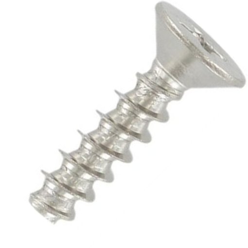 500 Stück Senkkopfschrauben für Thermoplaste A2 3,5x14