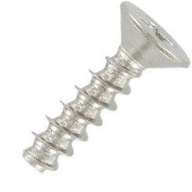 500 Stück Senkkopfschrauben für Thermoplaste A2 3,5x14