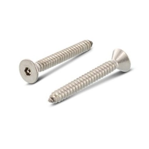 100 Stück Sicherheitsschrauben Senkkopf mit ISK + Pin A2 5,5x13 mm