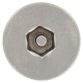 100 Stück Sicherheitsschrauben Senkkopf mit ISK + Pin 9113 A2 M6 x 30