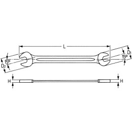 Doppelmaulschlüssel DIN 3110/ISO 1085