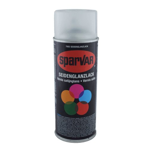 Sparvar Farb-Spray mit Rostschutz 400ml Nr. 7002 - Seidenglanzlack