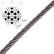 1 Rolle Drahtseil Edelstahl A4 mittelweich 7X7 4,0 mm