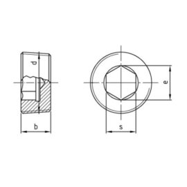 25 x Verschlußschrauben DIN 906 A2 R 1/2" nach DIN 3858