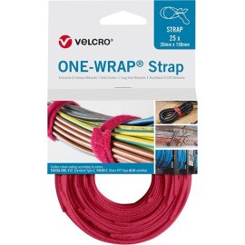 Klettkabelbinder ONE-WRAP® Strap rot 330 mm 25...