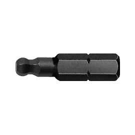 6kt-Kugelkopf-Bits 1/4" x 25 mm