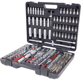 Steckschlüssel-Garnitur 1/4", 3/8" und...
