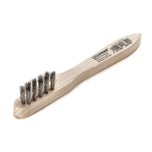 1 Stück Zündkerzenbürste Stahldraht STA 3-reihig gew. 0,15 x 150mm Lessmann