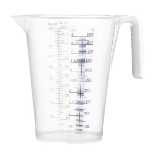 PRESSOL Messbecher Polypropylen transparent 5 l