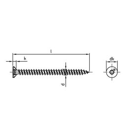 500 Stück Spanplattenschrauben A2 Torx VG 3,5x10