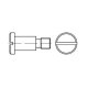100 Stk. Flachkopfschrauben DIN 923 blank M8 x 4