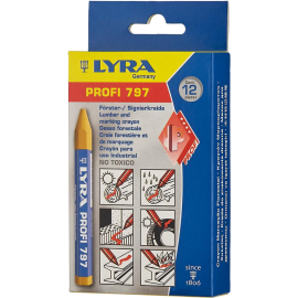 Lyra Förster- und Signierkreide Nr. 797 gelb á 12 Stück