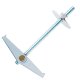 100 Stk. Federklappdübel mit U-Scheibe M3 x 85 mm