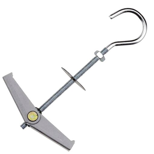1 Stk. Federklappdübel mit Haken M6 x 90 mm