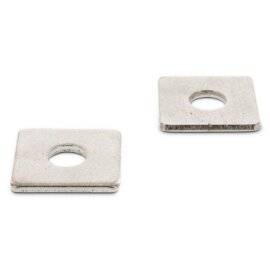 100 Stück Vierkantscheiben DIN 436 Edelstahl A2 17,5 mm