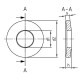 100 Stück Spannscheiben ähnl. DIN 6796 A2 15mm