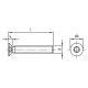 200 Stk. Senkkopfschrauben ISO 14581 A2 Torx M6 x 50