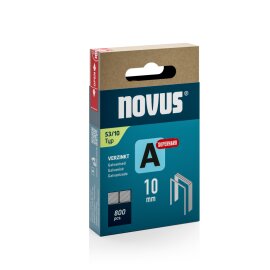 1800 Stück Feindrahtklammern A Typ 53 8 mm superhart verzinkter Stahdraht