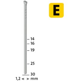 1000 Stück Tackernägel E Typ J 14 mm