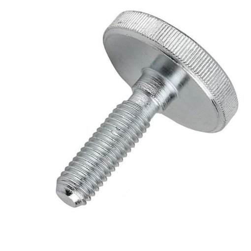 100 Stk. Rändelschrauben DIN 653 verzinkt M4 x 20