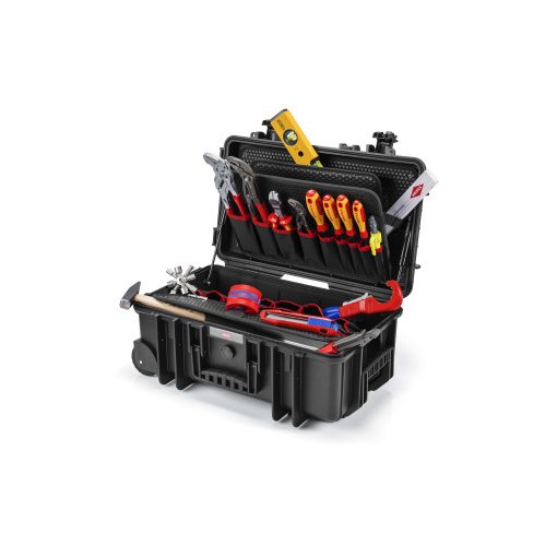 KNIPEX® Werkzeugkoffer "Robust26 Move" Sanitär 002133 S 17-teilig