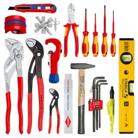 KNIPEX® Werkzeugkoffer "Robust26 Move" Sanitär 002133 S 17-teilig